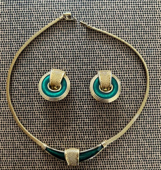 Сет колье и серьги Orena винтаж