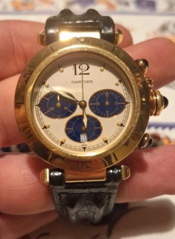 Часы Cartier Pasha Chrono Hybrid золото